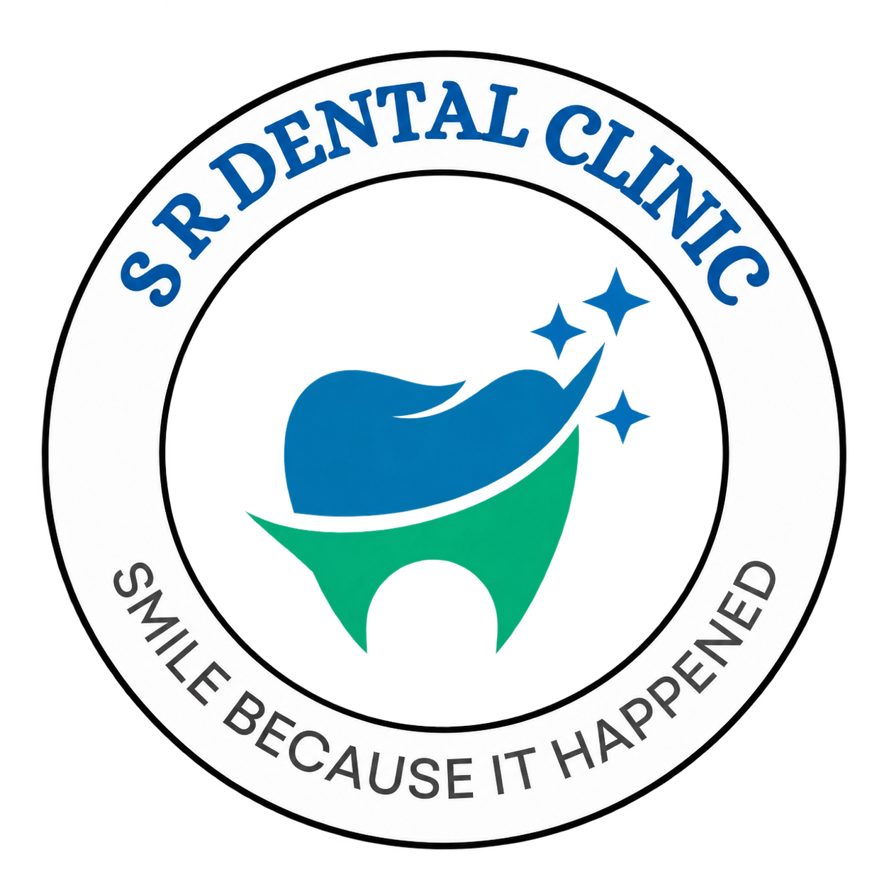 S R Dental Clinic Logo